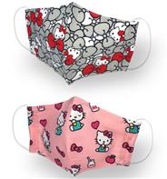 KANGURU Tyg Munskydd till vuxna, Modell Hello Kitty (2 st.)
