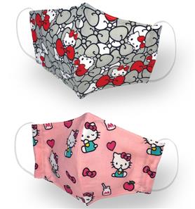 KANGURU Tyg Munskydd till vuxna, Modell Hello Kitty (2 st.)