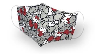 KANGURU Tyg Munskydd till vuxna, Modell Hello Kitty (2 st.)-3