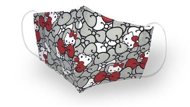 KANGURU Tyg Munskydd till vuxna, Modell Hello Kitty (2 st.)-3
