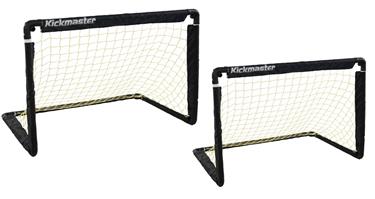 Kickmaster 1-mot-1 hopfällbart fotbollsmål set