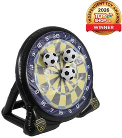 Kickmaster Uppblåsbart Fotbollsdart med 3 Bollar