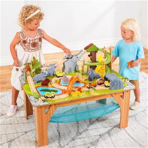 Kidkraft  Adventure Tracks Saferi Tåg lekbord m. tillbehör-11