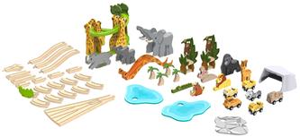 Kidkraft  Adventure Tracks Saferi Tåg lekbord m. tillbehör-12