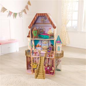 KidKraft Disney Prinsessa Belle Dockhus m/möbler-4