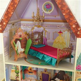 KidKraft Disney Prinsessa Belle Dockhus m/möbler-6