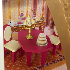 KidKraft Disney Prinsessa Belle Dockhus m/möbler-8