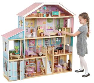 KidKraft Grand View Mansion Dockhus m/möbler