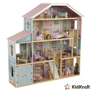 KidKraft Grand View Mansion Dockhus m/möbler-15