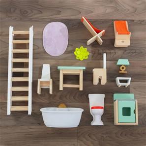 KidKraft Marlow Trä Dockhus m/möbler-4