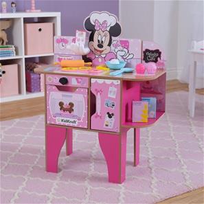 Kidkraft Minnie Mouse Bageri & Café Lekkök i Trä -2
