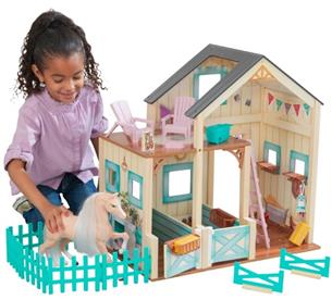 KidKraft Sweet Meadow Häststall / Dockhus 