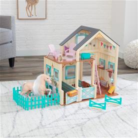 KidKraft Sweet Meadow Häststall / Dockhus -3