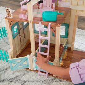 KidKraft Sweet Meadow Häststall / Dockhus -7