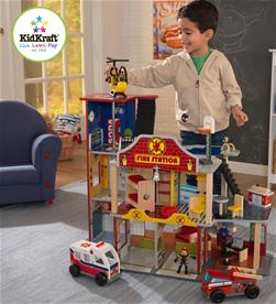 Kidkraft Trä Deluxe Brandstation