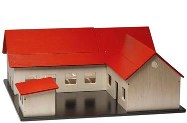 Krea trä bondgård stor