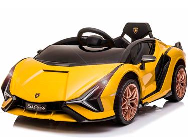 Lamborghini Sian elbil till barn 12v m/4xmotor, Gummihjul, 2.4G
