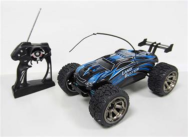 Land Buster High Speed 4WD Radiostyrd Bil, 25km/t 1:12 Blå-3