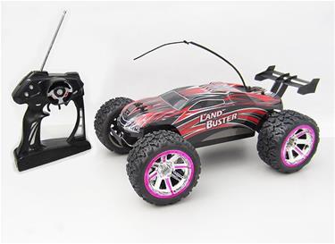 Land Buster High Speed 4WD Radiostyrd Bil, 25km/t 1:12 Röd-2