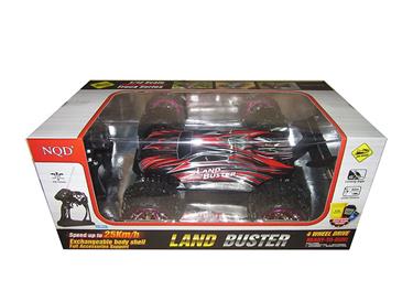 Land Buster High Speed 4WD Radiostyrd Bil, 25km/t 1:12 Röd-4