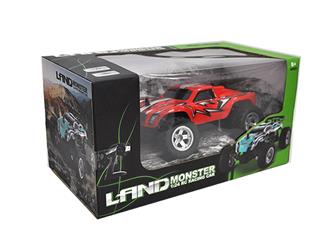 Land Monster 1:24 Radiostyrd Short Truck 2.4G Röd-5