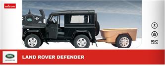 Land Rover Defender radiostyrd bil med släpvagn 1:14-3