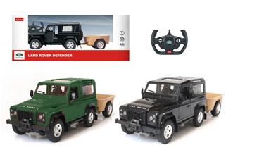 Land Rover Defender radiostyrd bil med släpvagn 1:14-4