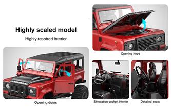 Land Rover fjärrstyrd Defender Truck 1:14-2
