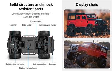 Land Rover fjärrstyrd Defender Truck 1:14-3