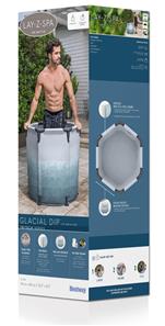  Lay-Z Glacial dip Isbad m/pump  90 x 80 cm-3