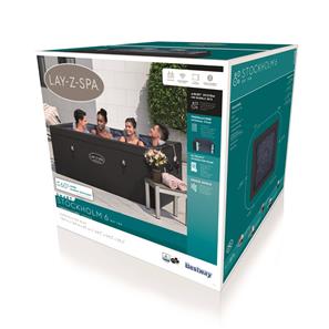  Lay-Z Spabad 164 x 164 x 65 cm Stockholm UltraFit Smart AirJet 6-8