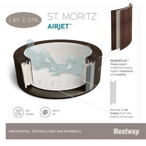  Lay-Z Spabad 216 x 71cm St.Moritz AirJet 1190 L-13