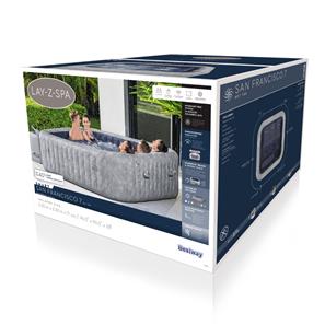  Lay-Z Spabad 230 x 230 x 71 cm San Francisco Smart HydroJet Pro 7 Spabad-10