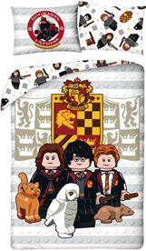 Lego Harry Potter-sängkläder 140 x 200 cm  – 100 procent bomull