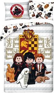 Lego Harry Potter-sängkläder 140 x 200 cm  – 100 procent bomull