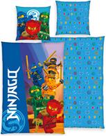 Lego Ninjago-sängkläder – 140 x 200 cm – 100 procent bomull
