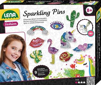 Lena Metal Sparkling Pins till barn