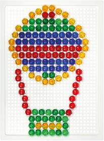 Lena Mosaik Pärlset 140 st. 10mm-4