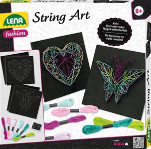 Lena String Art Fjäril & Hjärta