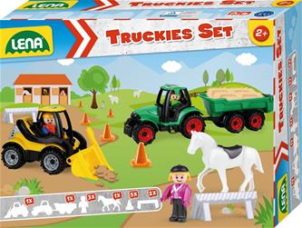Lena Truckies bondgårdsset med traktor och mer