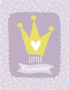 Lilla prinsessa Deluxe golvmatta till barn 95x125-4