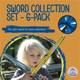 Liontouch svärdset, 6-pack med 6 skumsvärd-6