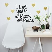Love you to the moon Wallstickers
