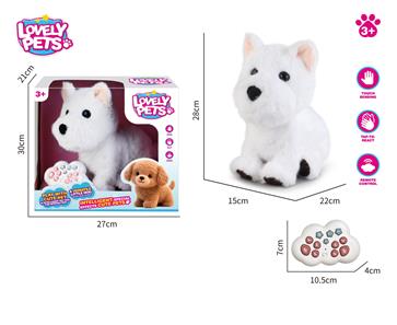 Lovely Pets Interaktiv Radiostyrd hund, West Highland Terrier, 2,4 GHz-2