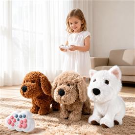 Lovely Pets Interaktiv Radiostyrd hund, West Highland Terrier, 2,4 GHz-6