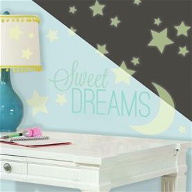 Lyser i mörkret ''Sweet Dreams'' wallstickers