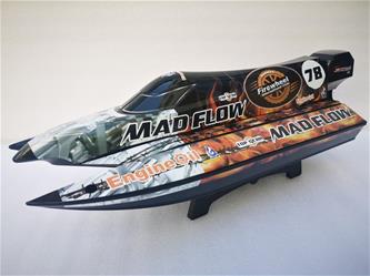 Mad Flow V3 Brushless Radiostyrd motorbåt (inkl. batteri och laddare)-2