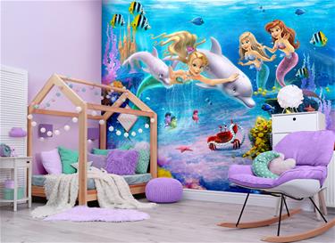Magical Mermaids tapet 243 x 305 cm