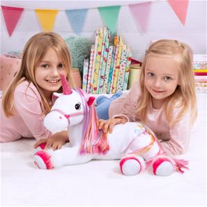 Magisk Unicorn enhörning nallebjörn och ljud och ljus-2