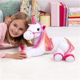 Magisk Unicorn enhörning nallebjörn och ljud och ljus-5